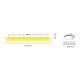 Downlight LED Redondo 235mm Gris Plata 25W